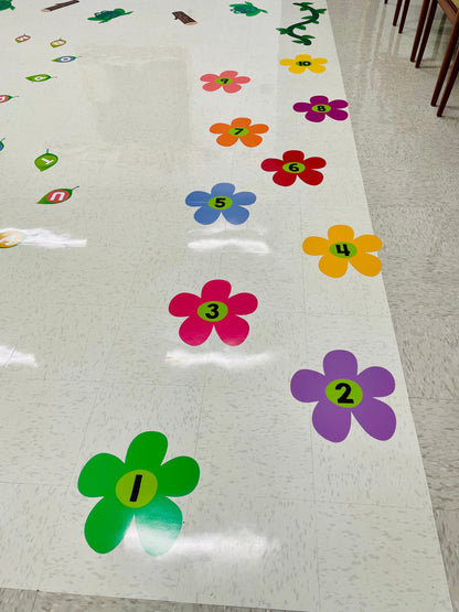 Tip Toe Countdown Flowers Sensory Path set - Sensory Kids Paths