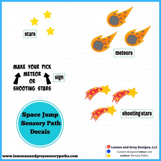 Space Jump Sensory Path Decals